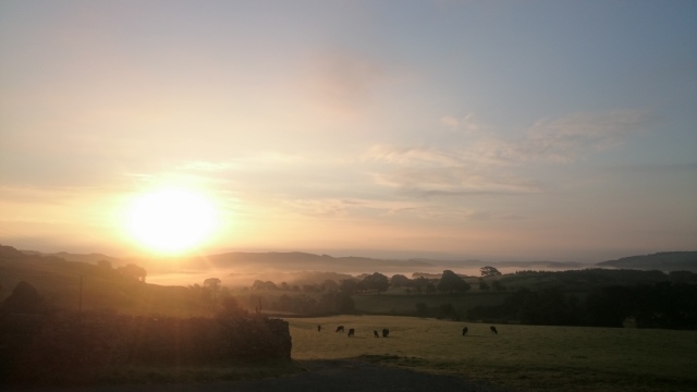 Sunrise near Gawthwaite.